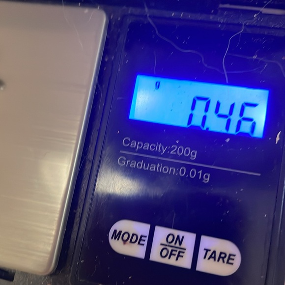 0.5” gold tone prong set crystal stud earrings in hypoallergenic posts - Picture 9 of 9